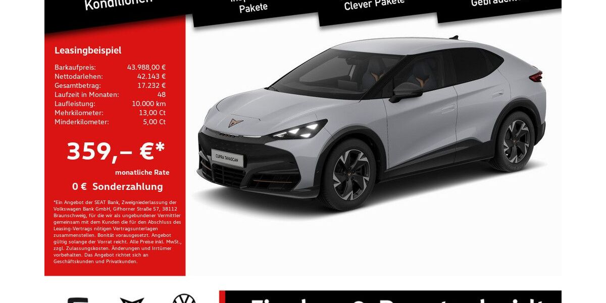 Cupra Tavascan 10.121 km 43.988 &euro; Lohmar 53797