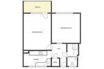 Etagenwohnung Köln Kalk - 2 Zimmer, 60 m&sup2;, 199.000&euro; | Angebot:23690760