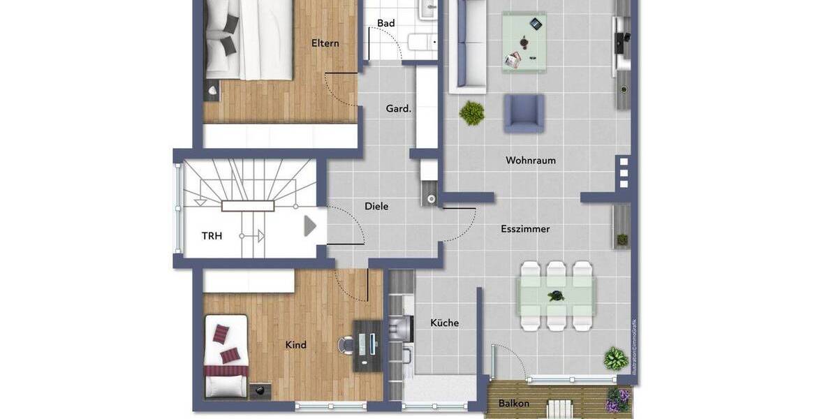 Etagenwohnung Lohmar Agger - 3 Zimmer, 88 m&sup2;, 215.000&euro; | Angebot:26807378