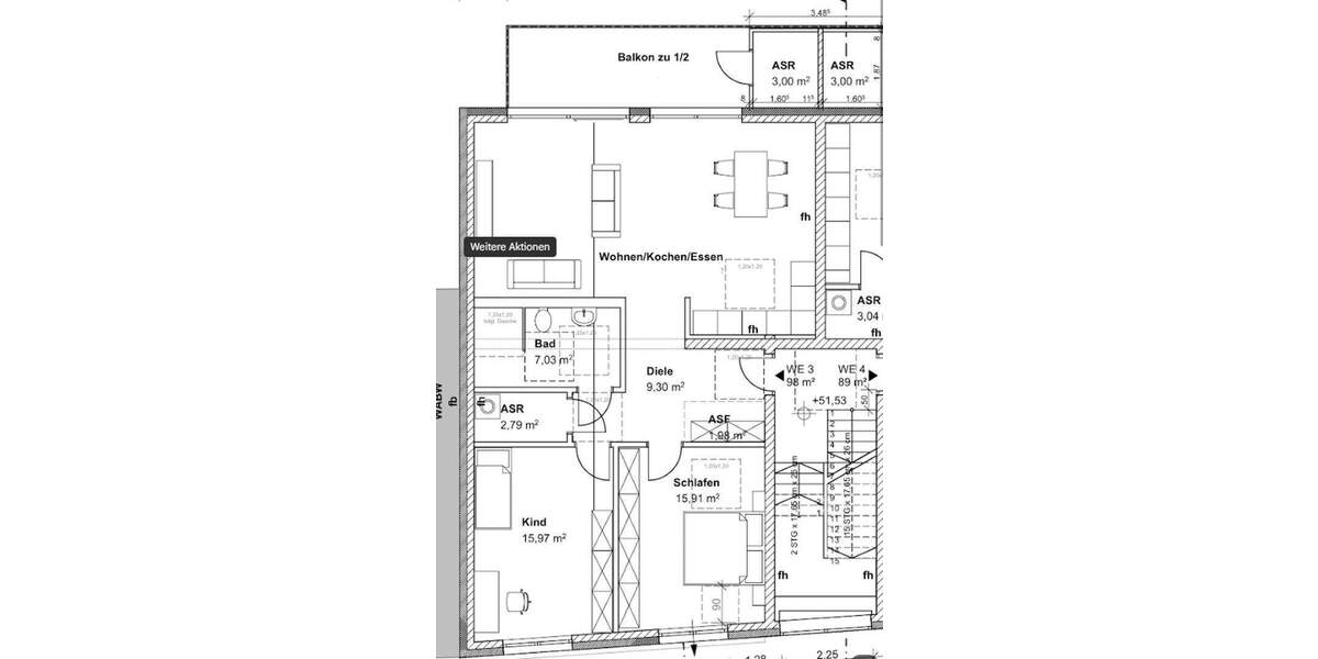 Terrassenwohnung Köln Eil - 3 Zimmer, 100 m&sup2;, 1.690&euro; | Angebot:25052354
