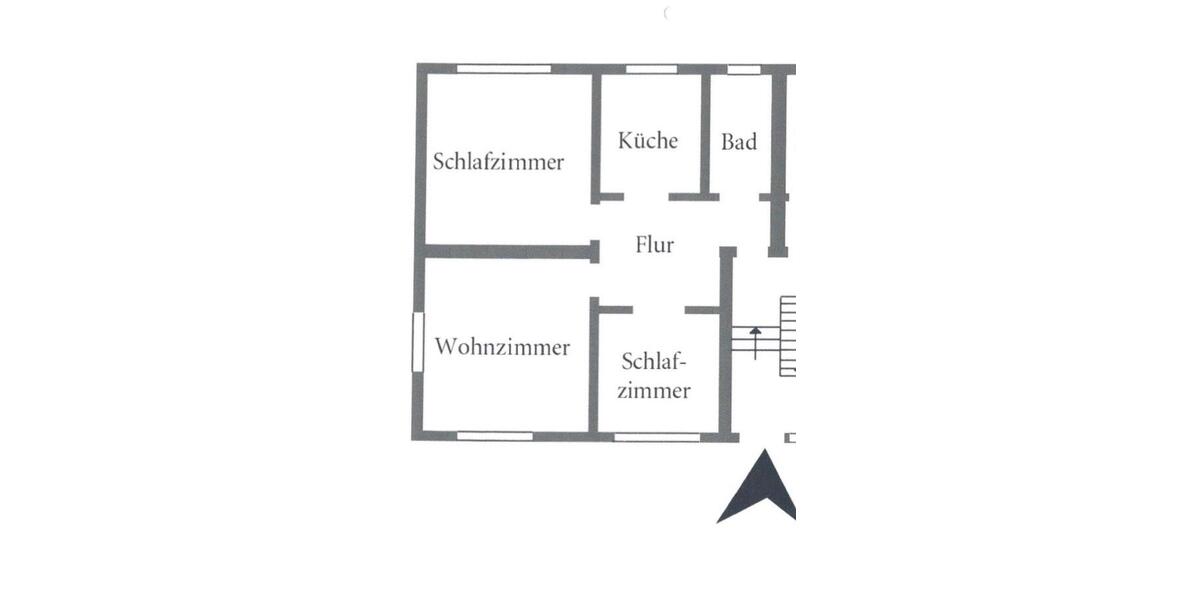 Etagenwohnung Hennef (Sieg) - 3 Zimmer, 62 m&sup2;, 860&euro; | Angebot:26414732