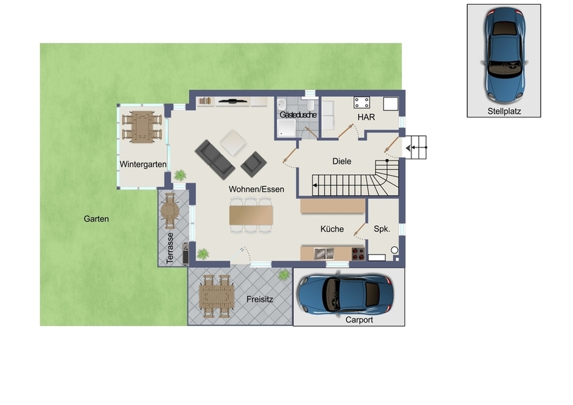 Mit 3D: Einziehen, Wohlfühlen & Durchstarten: Modernes Wohnglück mit Effizienzfaktor und vielen Extras! 4 zimmer