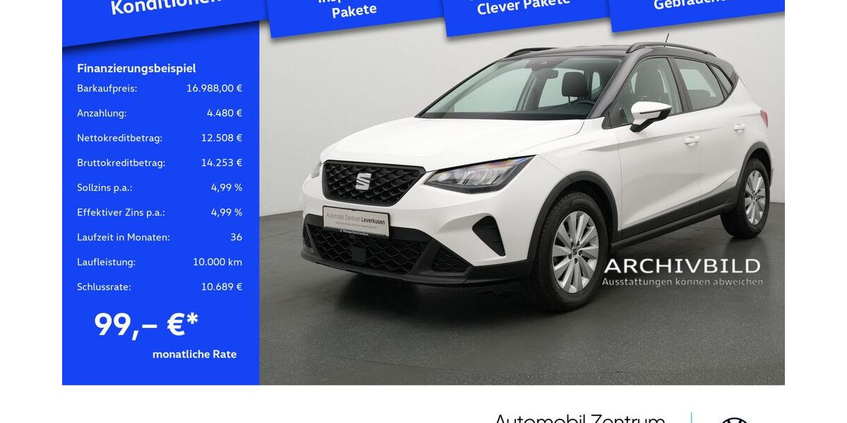 Seat Arona 21.856 km 16.988 € Leverkusen 51379