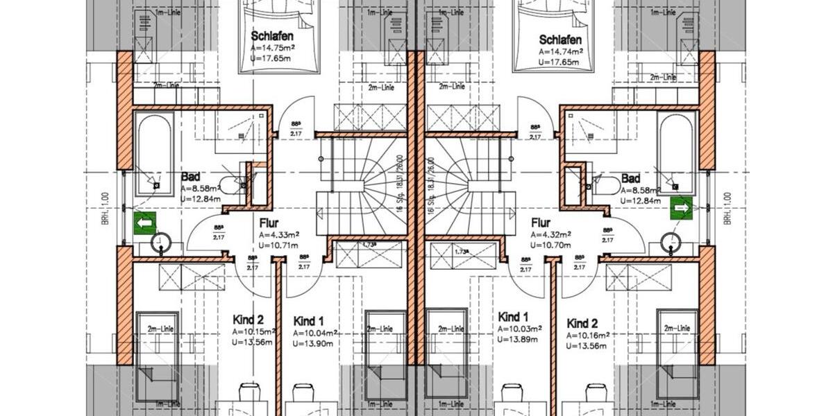 Doppelhaushälfte Hennef (Sieg) - 4.5 Zimmer, 113 m&sup2;, 1.417&euro; | Angebot:26309041
