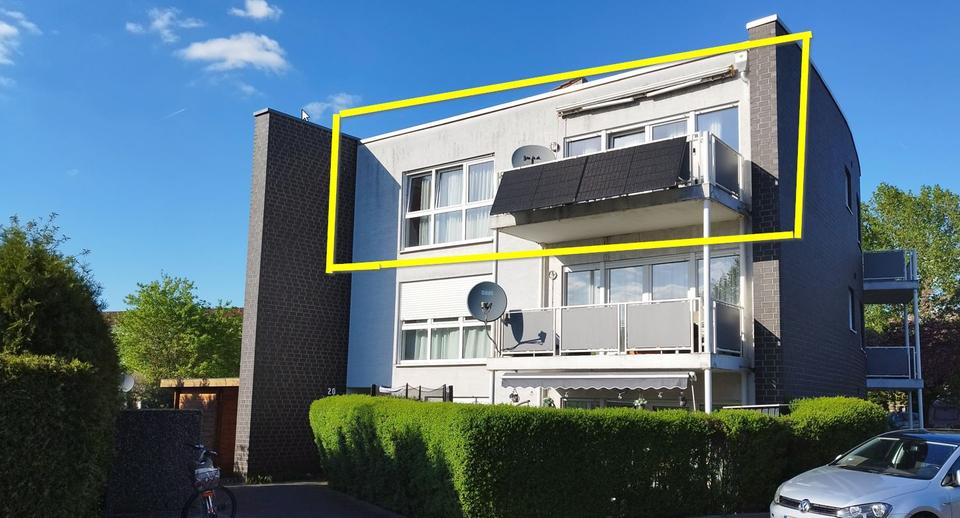 Etagenwohnung Leverkusen Bürrig - 3 Zimmer, 78 m&sup2;, 790&euro; | Angebot:26347746