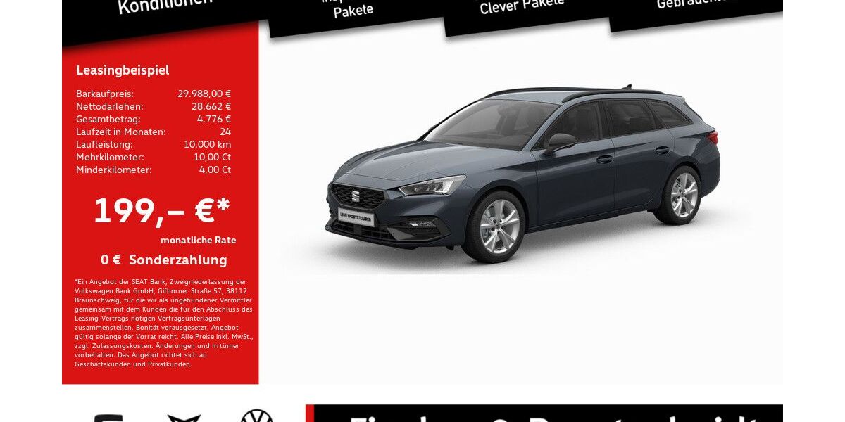 Seat Leon 11.788 km 29.988 &euro; Lohmar 53797