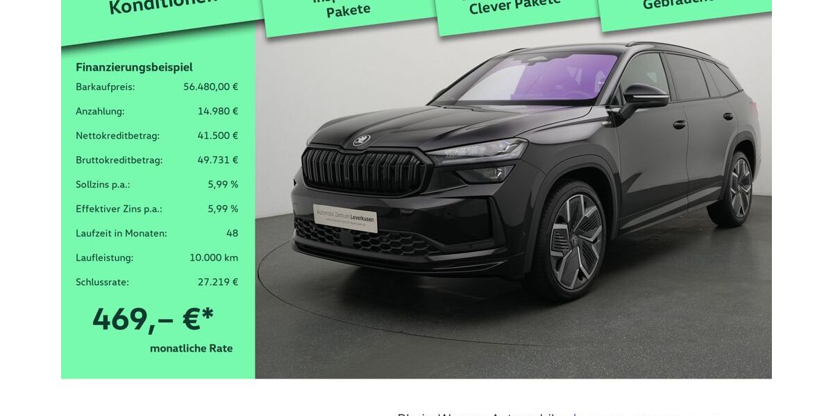 Skoda Kodiaq 1.009 km 56.480 &euro; Leverkusen 51379