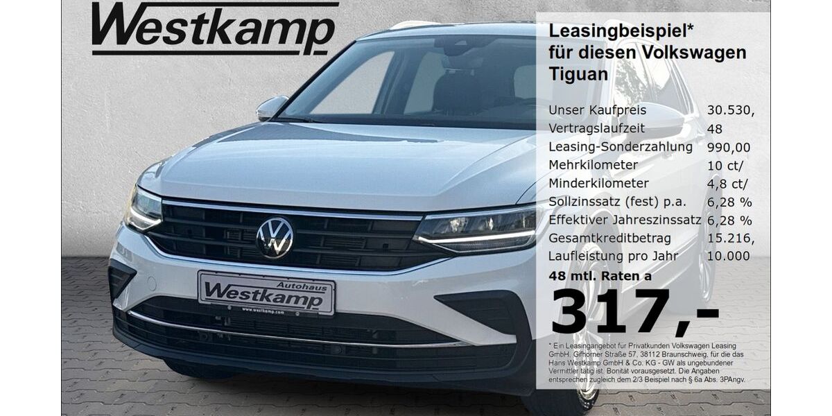 VW Tiguan 16.400 km 30.530 &euro; Frechen 50226