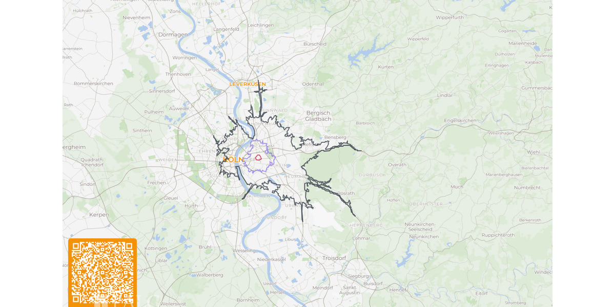 Etagenwohnung Köln Kalk - 2 Zimmer, 60 m&sup2;, 189.000&euro; | Angebot:25739523