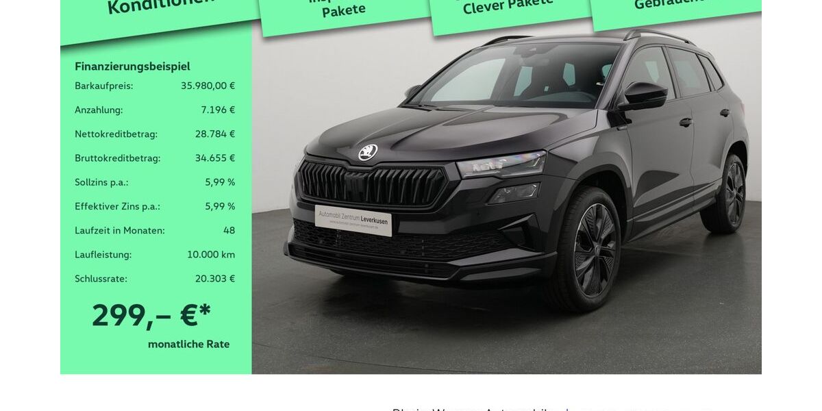 Skoda Karoq 1.009 km 34.980 &euro; Leverkusen 51379