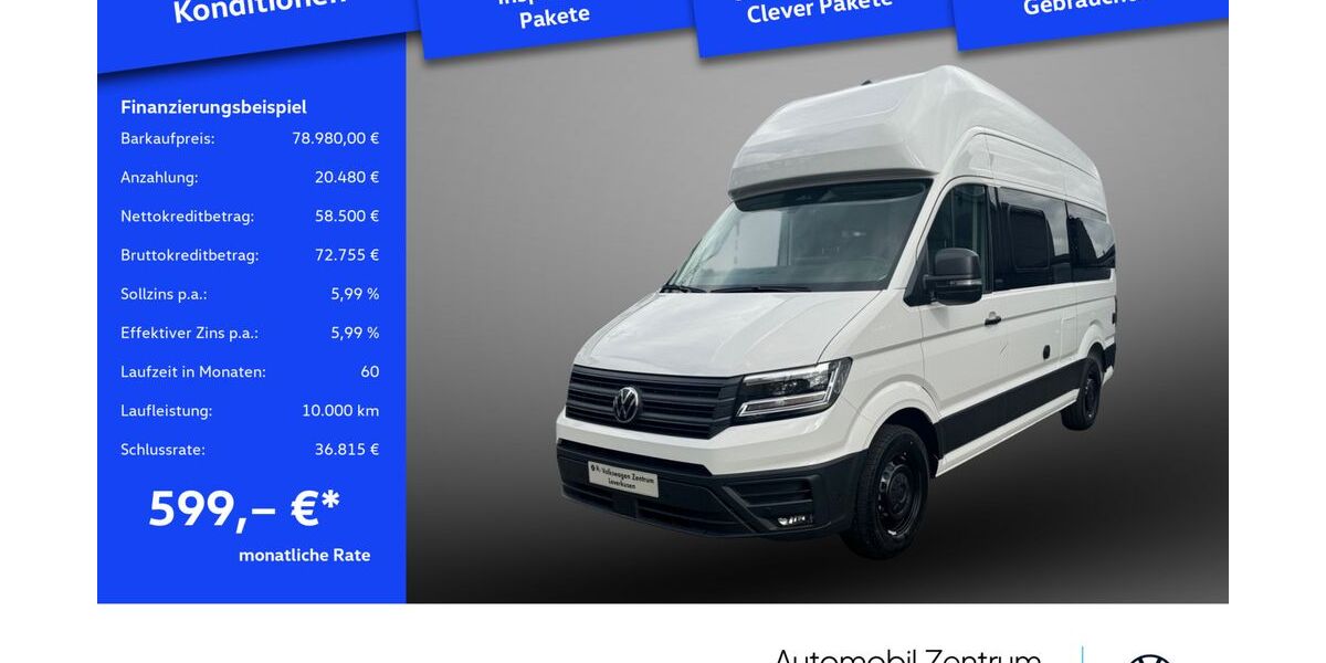 VW Crafter 1.009 km 78.980 &euro; Leverkusen 51379