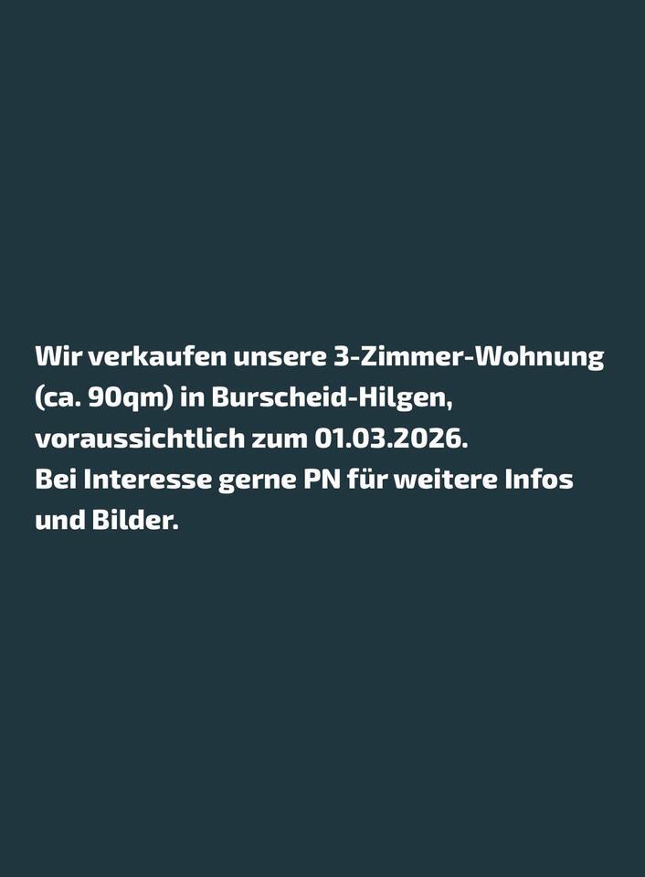 Eigentumswohnung in Burscheid Hilgen zimmer