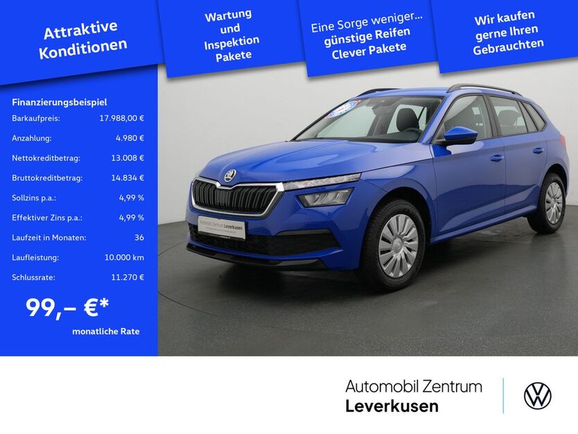 Skoda Kamiq 31.446 km 17.980 € Leverkusen 51379