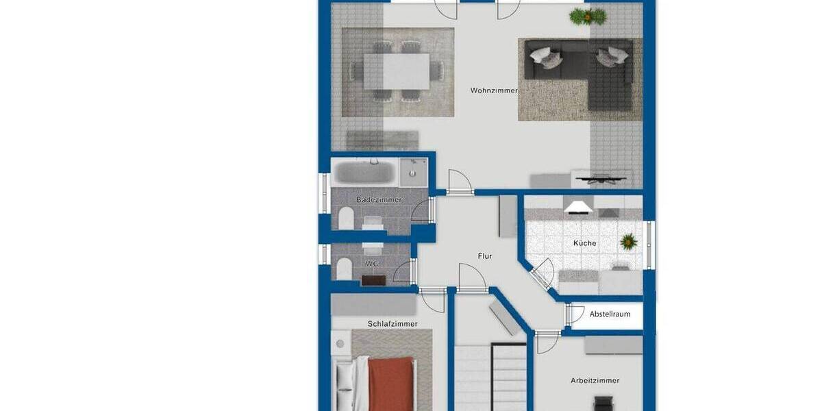 Etagenwohnung Niederkassel Rheidt - 3 Zimmer, 113 m&sup2;, 399.000&euro; | Angebot:26161918