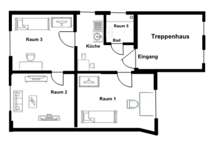 Wohnung Hürth - 2 Zimmer, 47 m&sup2;, 850&euro; | Angebot:27329928