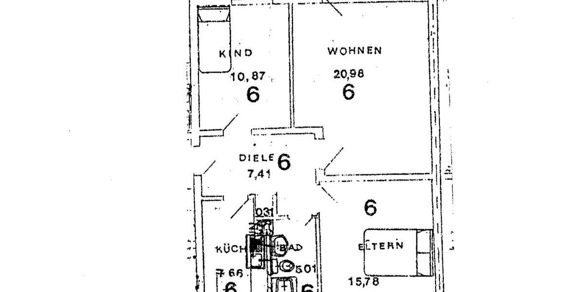 Etagenwohnung Köln Porz - 3 Zimmer, 73 m&sup2;, 290.000&euro; | Angebot:26165901
