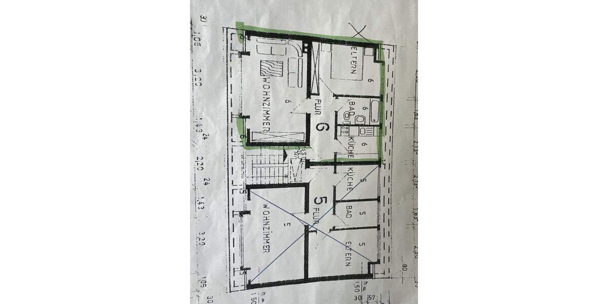 Etagenwohnung Bergisch Gladbach Heidkamp - 2 Zimmer, 48 m&sup2;, 150.000&euro; | Angebot:25659245