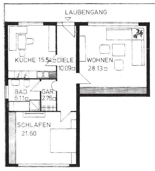 Etagenwohnung Neunkirchen-Seelscheid Seelscheid - 2 Zimmer, 84 m&sup2;, 700&euro; | Angebot:21390476