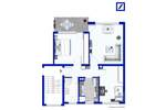 Etagenwohnung Leverkusen Schlebusch - 3 Zimmer, 69 m&sup2;, 219.000&euro; | Angebot:25821816