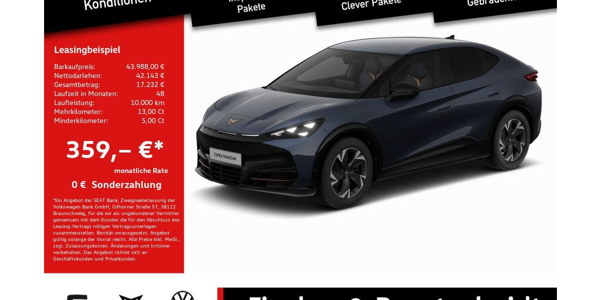 Cupra Tavascan 16.528 km 43.988 &euro; Lohmar 53797