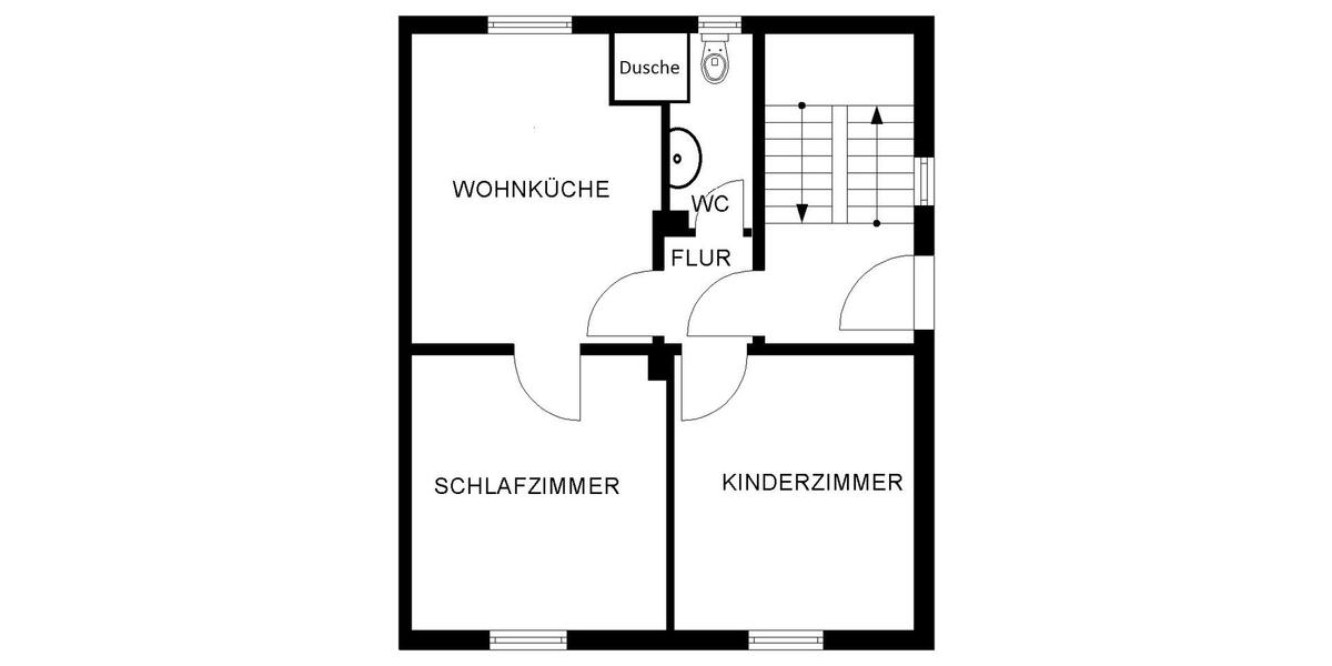 Etagenwohnung Bergheim - 2 Zimmer, 42 m&sup2;, 462&euro; | Angebot:26262974