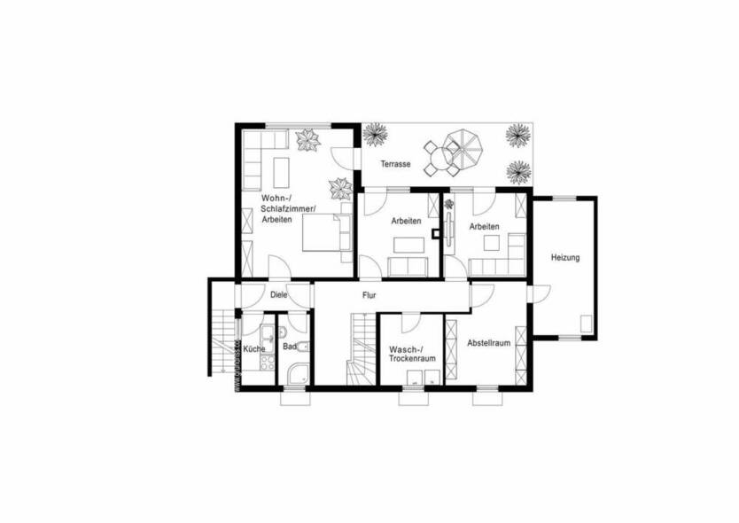 Sanierter Bungalow mit EinliegerWohnung in beliebter Wohnlage