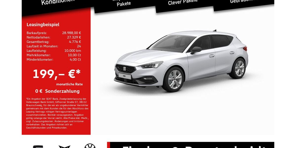 Seat Leon 16.672 km 28.988 &euro; Lohmar 53797