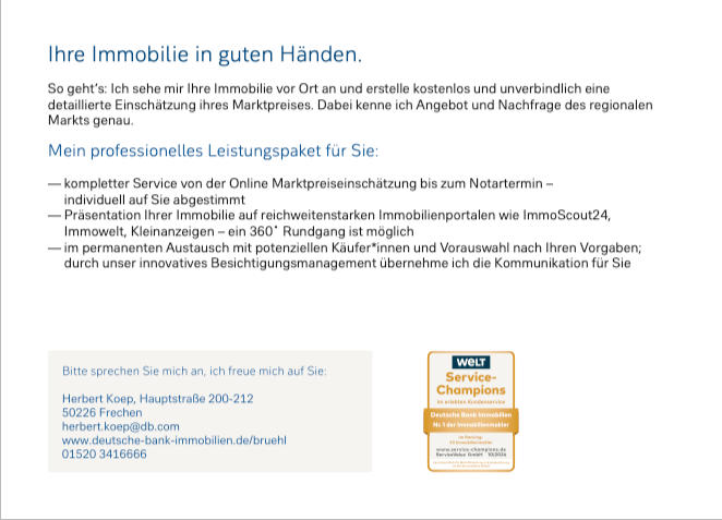 Reihenendhaus Kerpen Blatzheim - 4 Zimmer, 100 m&sup2;, 415.000&euro; | Angebot:24486290