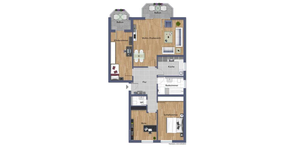 Etagenwohnung Rösrath Hoffnungsthal - 4 Zimmer, 99 m&sup2;, 325.000&euro; | Angebot:26799099