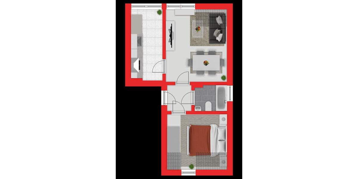 Renovierte und frisch gestrichene 2-Zimmer-Dachgeschosswohnung in Leverkusen-Manfort! 2 zimmer