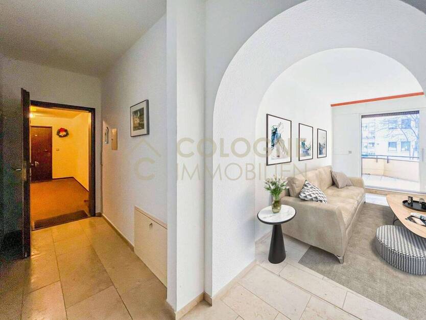 EXKLUSIVE 1,5-ZIMMER WOHNUNG IN KÖLN AM STADTWALD (BRAUNSFELD) MIT NEUWERTIGER KÜCHE 1 zimmer