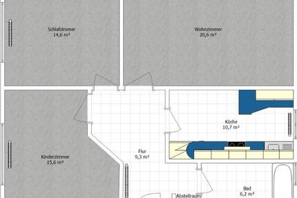 Wohnung Bergheim - 3 Zimmer, 78 m&sup2;, 219.000&euro; | Angebot:26169704