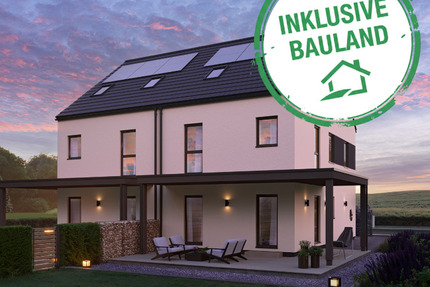 Neubau. Moderne Doppelhaushälfte mit Traumgrundstück. 3 zimmer