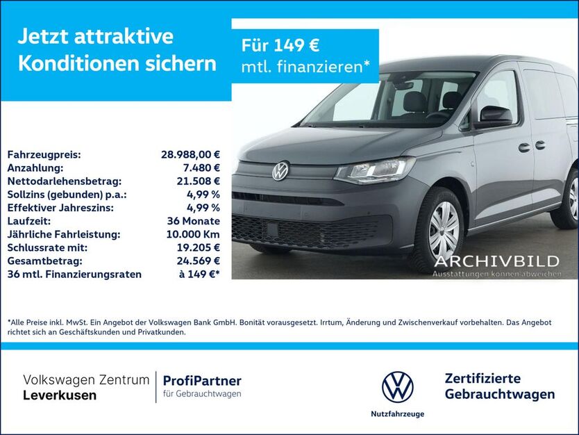 VW Caddy 24.731 km 28.988 € Leverkusen 51379