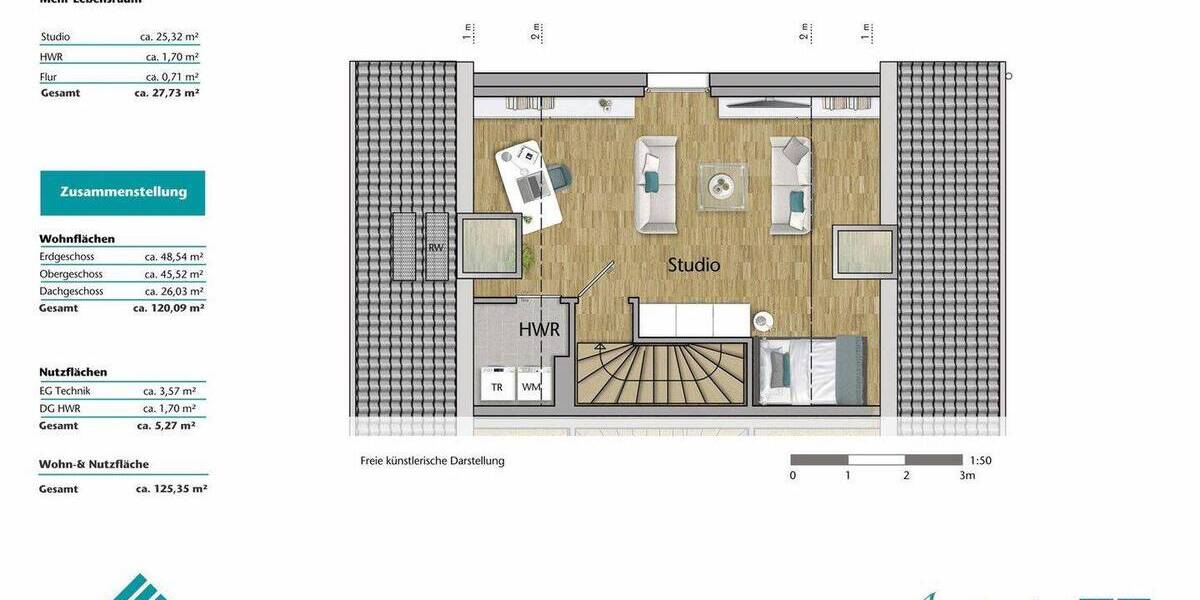 Reihenendhaus Brühl - 5 Zimmer, 120 m&sup2;, 505.000&euro; | Angebot:26124749