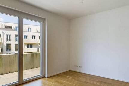 Moderne + großzügige 1-Zimmer-Wohnung mit Balkon zum Innenhof | barrierearm | MaryAnn