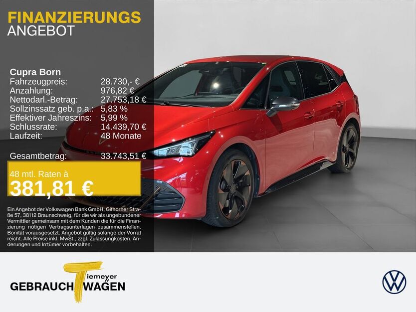 Cupra Born 30.534 km 28.730 € Remscheid 42897