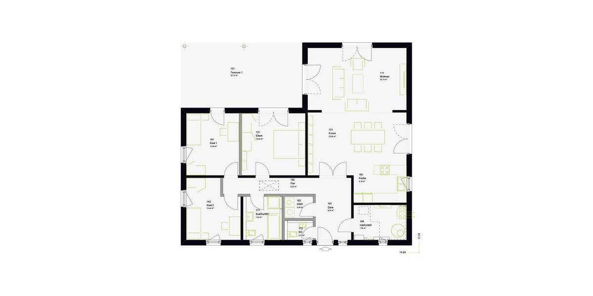 Einfamilienhaus Bergheim Kenten - 5 Zimmer, 151 m&sup2;, 451.998&euro; | Angebot:26788237