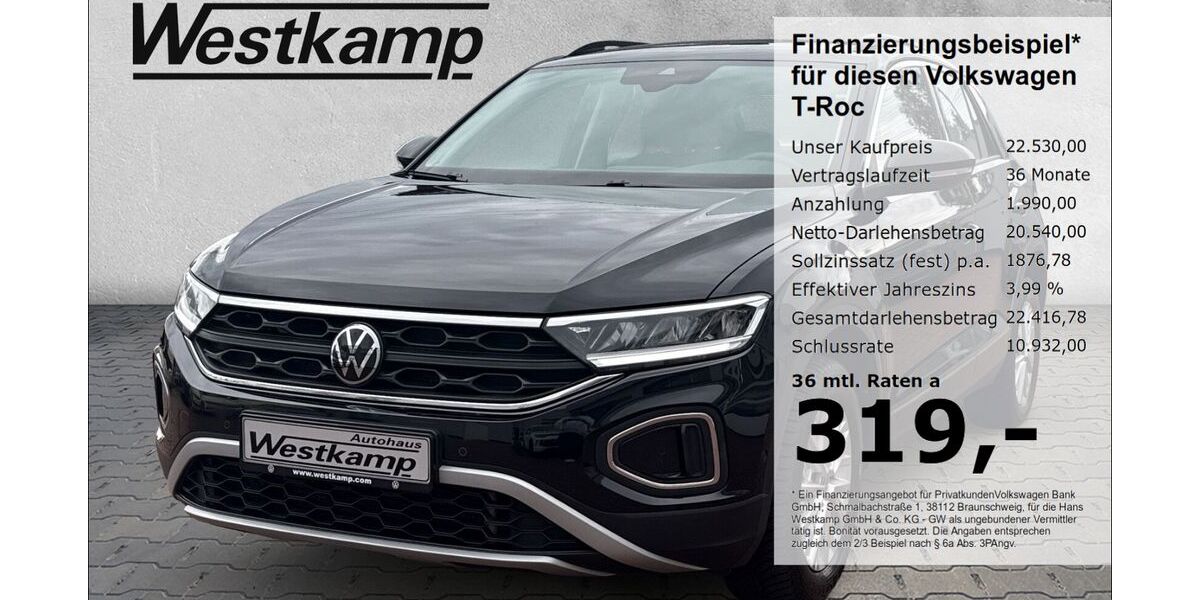 VW T-Roc 59.950 km 22.530 &euro; Frechen 50226