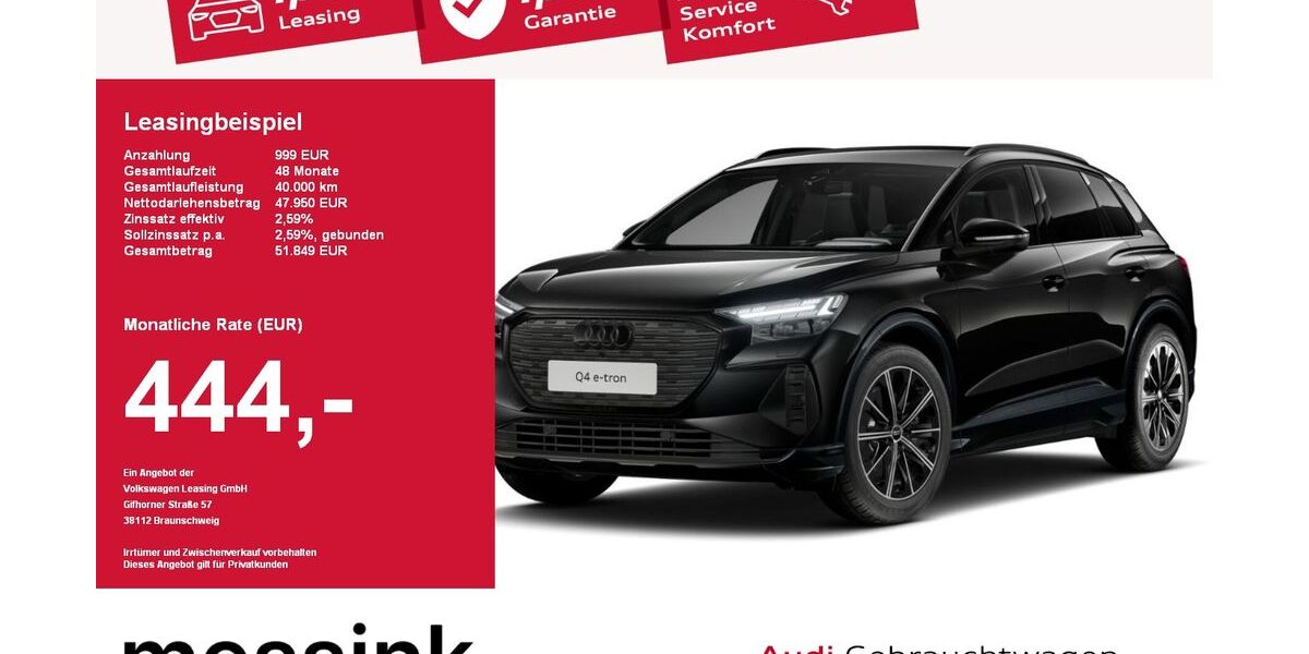 Audi Q4 e-tron 5.971 km 47.950 &euro; Wermelskirchen 42929