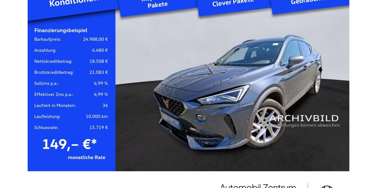 Cupra Formentor 24.261 km 24.988 &euro; Leverkusen 51379