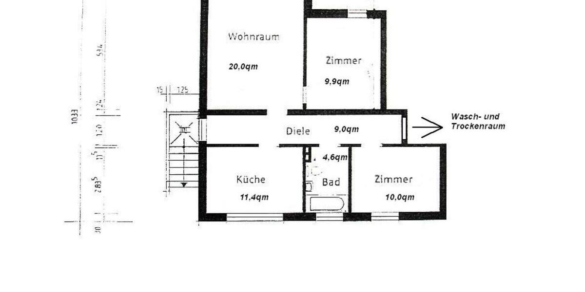 Etagenwohnung Bonn Küdinghoven - 3 Zimmer, 65 m&sup2;, 239.900&euro; | Angebot:24478672