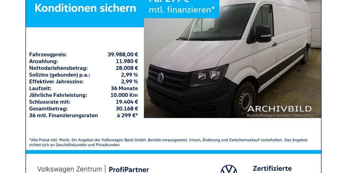 VW Crafter 36.116 km 39.988 &euro; Leverkusen 51379