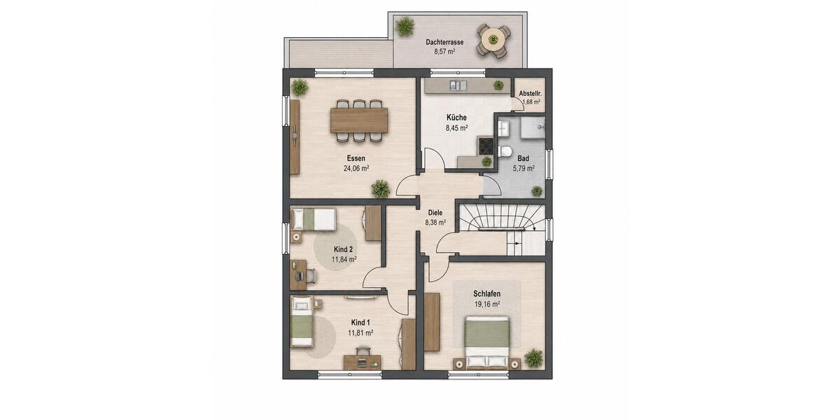Etagenwohnung Köln Kalk - 4 Zimmer, 98 m&sup2;, 425.000&euro; | Angebot:26815414