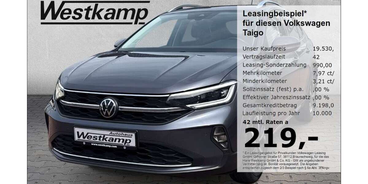 VW Taigo 52.950 km 19.530 &euro; Frechen 50226