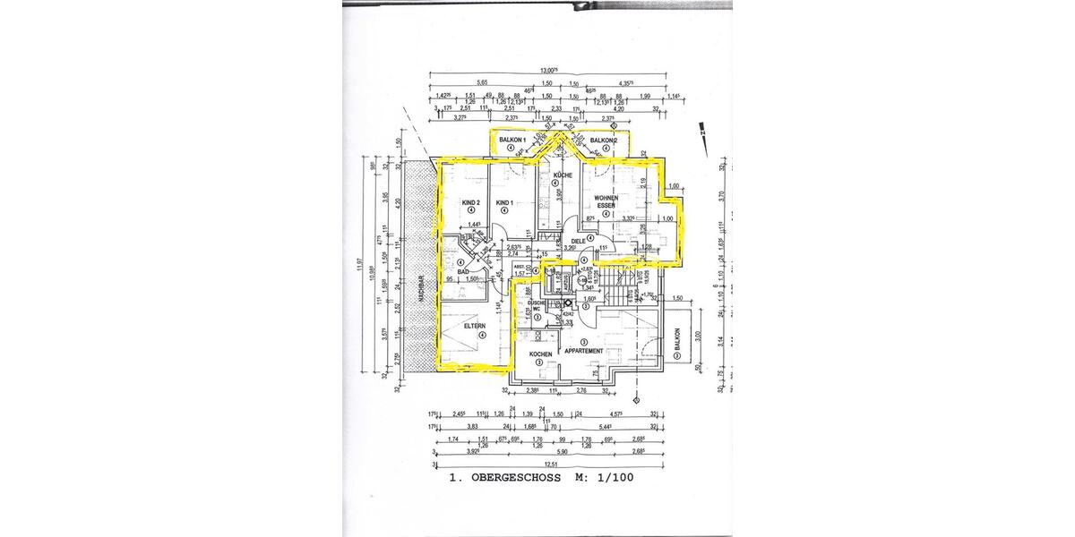 Etagenwohnung Köln Kalk - 4 Zimmer, 92 m&sup2;, 499.000&euro; | Angebot:27114761