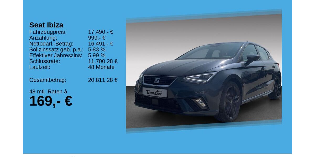 Seat Ibiza 32.820 km 17.489 &euro; Bonn 53227