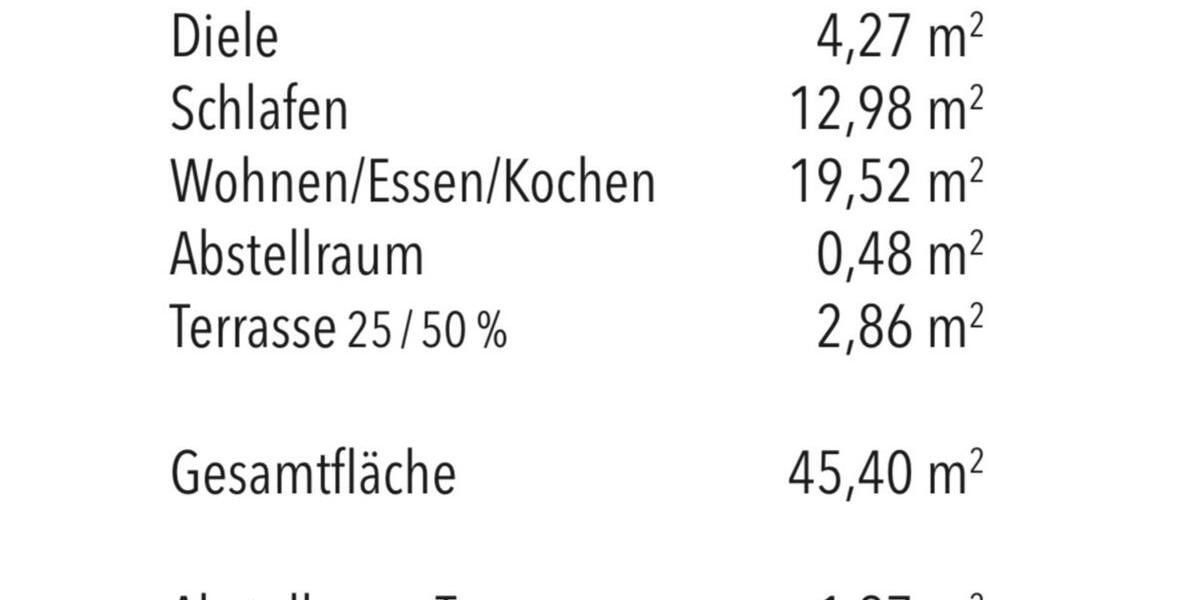 Erdgeschoßwohnung Siegburg - 2 Zimmer, 45 m&sup2;, 238.500&euro; | Angebot:25167848