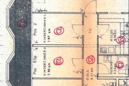 Wohnung Köln Kalk - 4 Zimmer, 84 m&sup2;, 345.000&euro; | Angebot:26173320