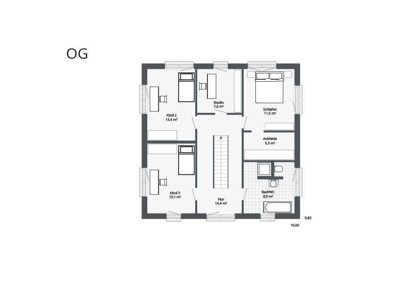 Einfamilienhaus Rommerskirchen - 6 Zimmer, 152 m&sup2;, 538.700&euro; | Angebot:25734333
